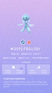 Frillish Pokédex entry