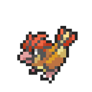 Pidgeotto 8-bit sprite
