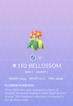 Bellossom - #0182 -  Pokédex