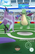 Psycho Cut used in a Gym Battle