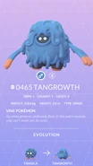 Tangrowth Pokédex entry