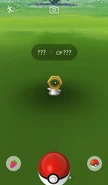 Meltan in encounter screen