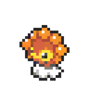 Castform Sunny 8-bit sprite