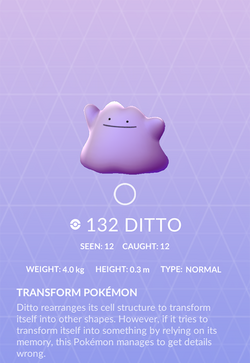 Ditto, Pokémon GO Wiki