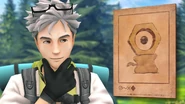 Professor Willow with ancient Meltan illustration