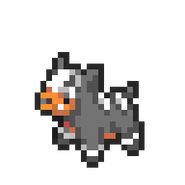 Houndour 8-bit sprite