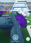 Bullet Punch used in a Gym Battle