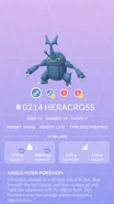Heracross Pokédex entry