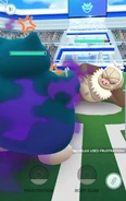 Frustration used in a Gym Battle