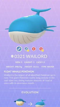 Wailord Pokemon Card - Pokemon GO Trading & Battles, Region Free For Android & IOS Region Free Pokemon GO Card Wailord Pokemon Card - Pokemon GO Trading & Battles, Region Free For Android & IOS Region Free Pokemon GO Card