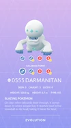 Galarian Darmanitan Pokédex entry
