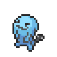 Wobbuffet 8-bit sprite