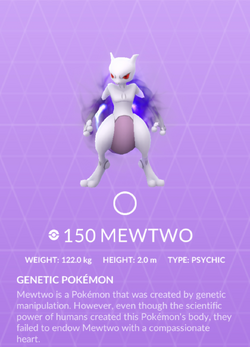 Mobile - Pokémon GO - #0150 Armored Mewtwo - The Models Resource
