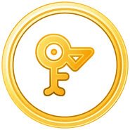 Unown silhouette in the Unown medal