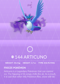 Pokémon Go' Articuno Moveset: Best moves for the legendary bird