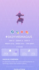 Mismagius Pokédex entry