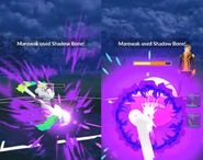 Alolan Marowak using Shadow Bone in Trainer Battle.