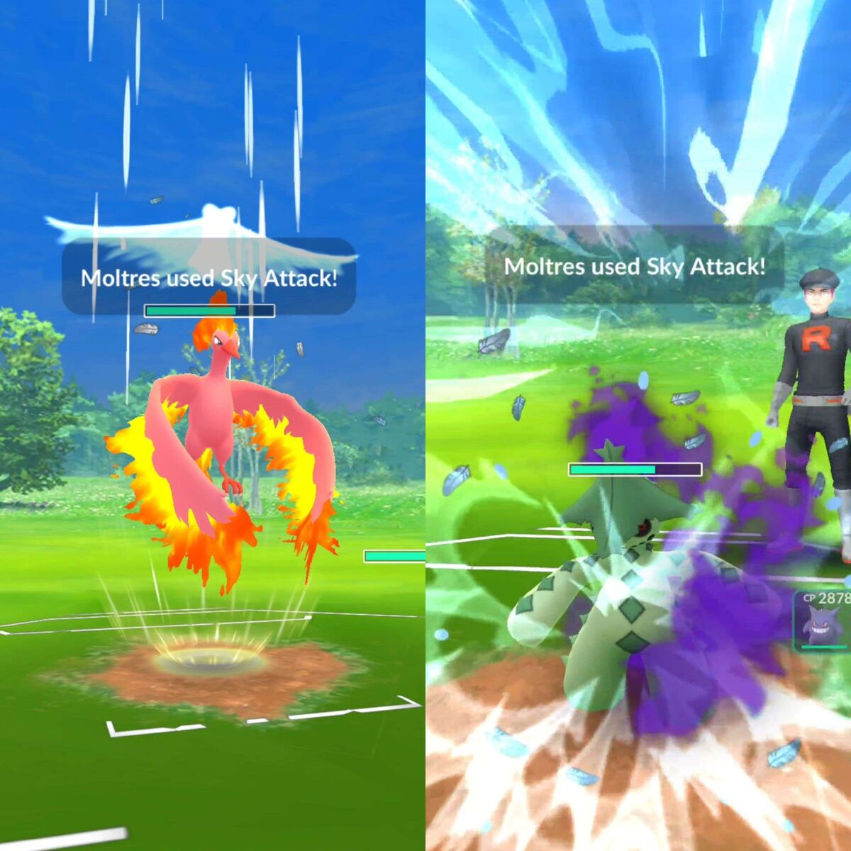 SKY ATTACK MOLTRES.. ITS HOW STRONG?! Moltres Day Pokemon Go Raids