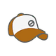 Hat Orange White