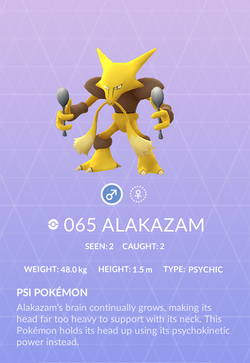 Alakazam, Pokémon GO Wiki