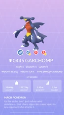 Garchomp Pokédex entry