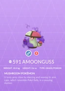 Amoonguss Shadow Pokédex entry