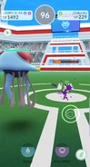 Poison Jab used in a Gym Battle