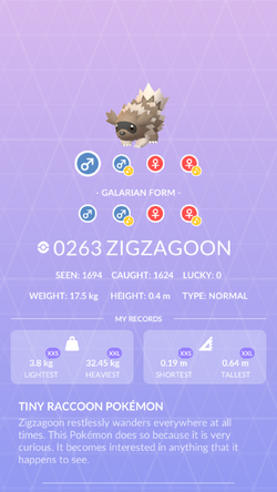 Zigzagoon Pokemon Go Wiki Fandom Zigzagoon Pokemon Go Wiki Fandom