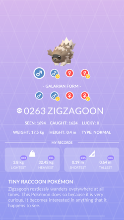 Zigzagoon Pokemon Go Wiki Fandom