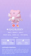 Blissey Pokédex entry