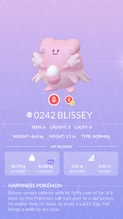 Blissey Pokédex entry