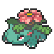 Venusaur 8-bit sprite