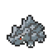 Rhyhorn 8-bit sprite