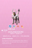 Mega Houndoom Pokédex entry