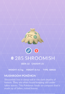 Shroomish Pokédex entry