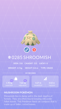 Can Shroomish be shiny in Pokémon Go? - Polygon