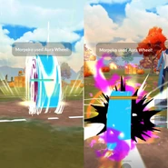 Aura Wheel used in a Trainer Battle