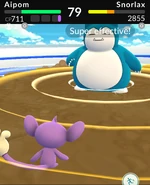 Earthquake used in a Gym Battle