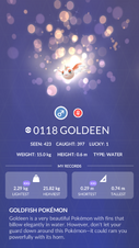 Goldeen Pokédex entry