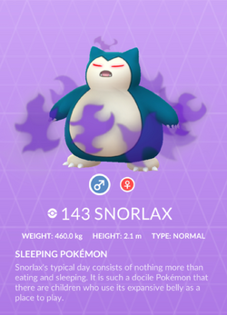 Snorlax Pokemon Go Wiki Fandom