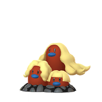 Pokemon Let's Go Shiny Alolan Dugtrio 6IV-AV Trained