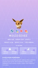 Eevee Pokédex entry