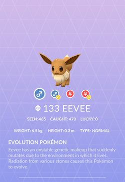 Eevee, Pokémon GO Wiki