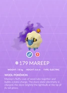 Mareep Shadow Pokédex entry