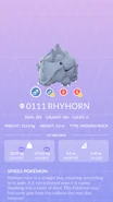 Rhyhorn Pokedex.png (932 KB) Rhyhorn Pokédex entry