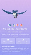 Honchkrow Pokedex.png (835 KB) Honchkrow Pokédex entry