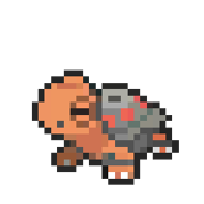 Torkoal 8-bit sprite