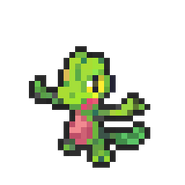 Treecko 8-bit sprite