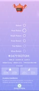 Heat Rotom Pokédex entry