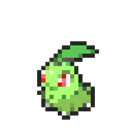 Chikorita 8-bit sprite